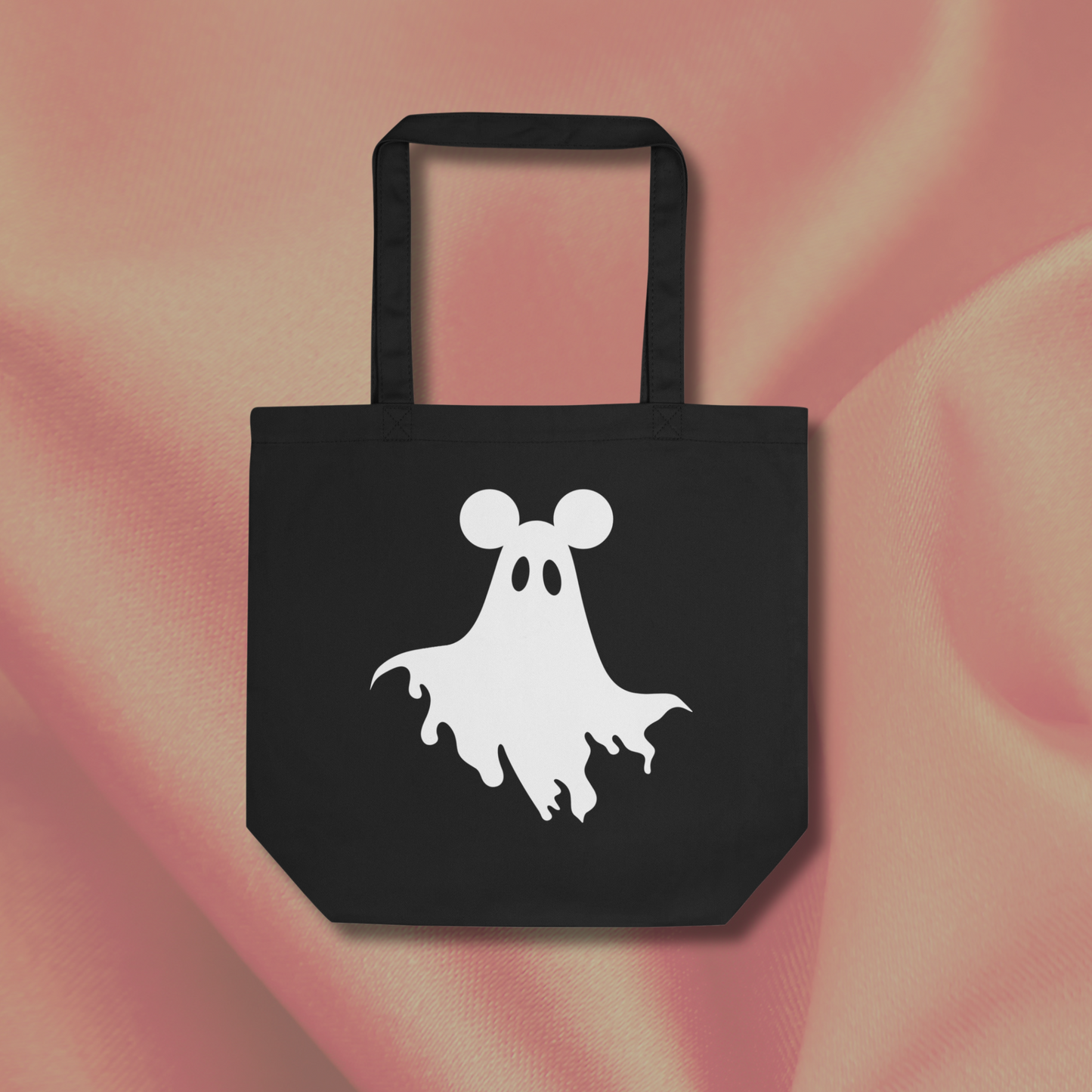 Mouse Ghost Ears Tote Bag | Black