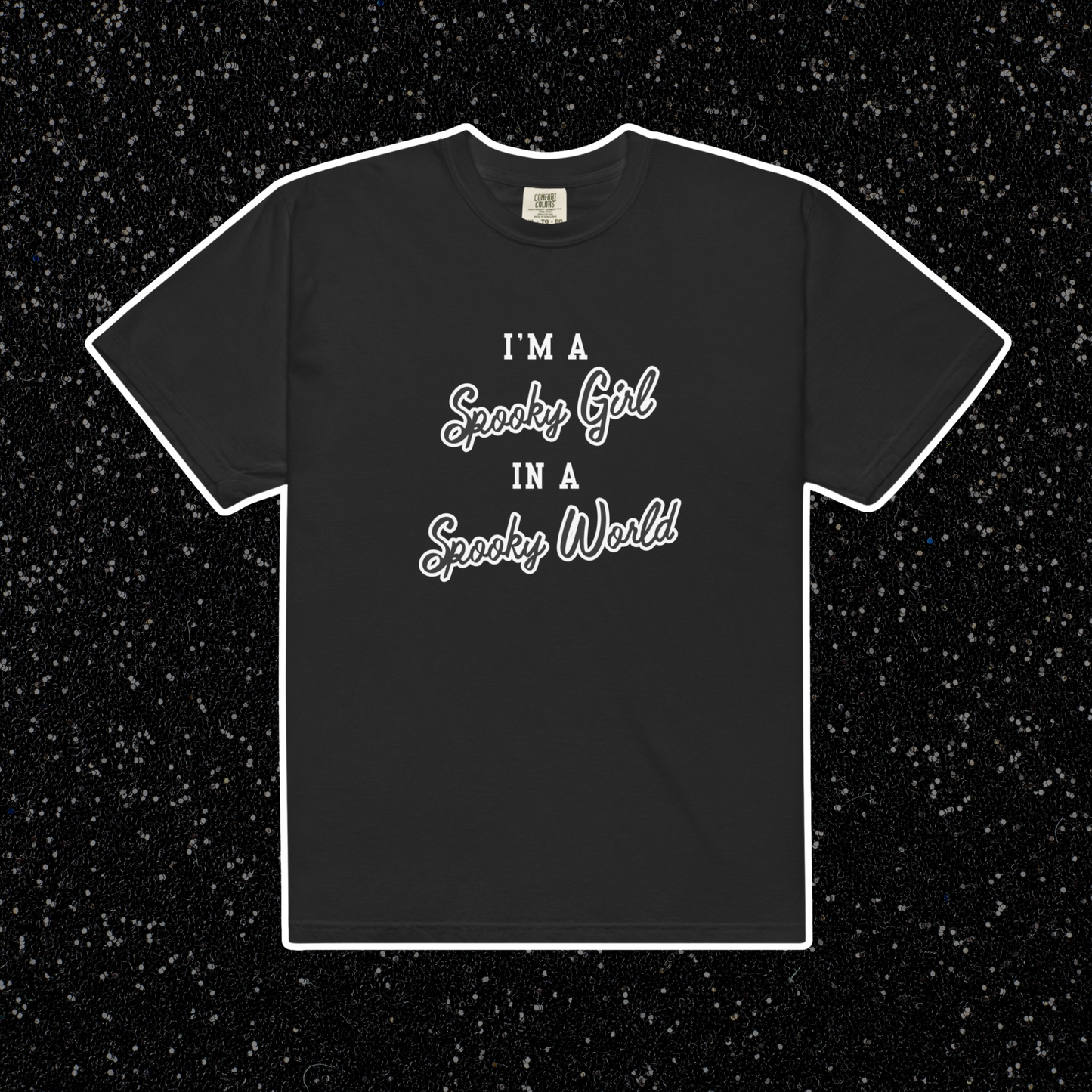 Spooky Girl Comfort Colors Tee | Black