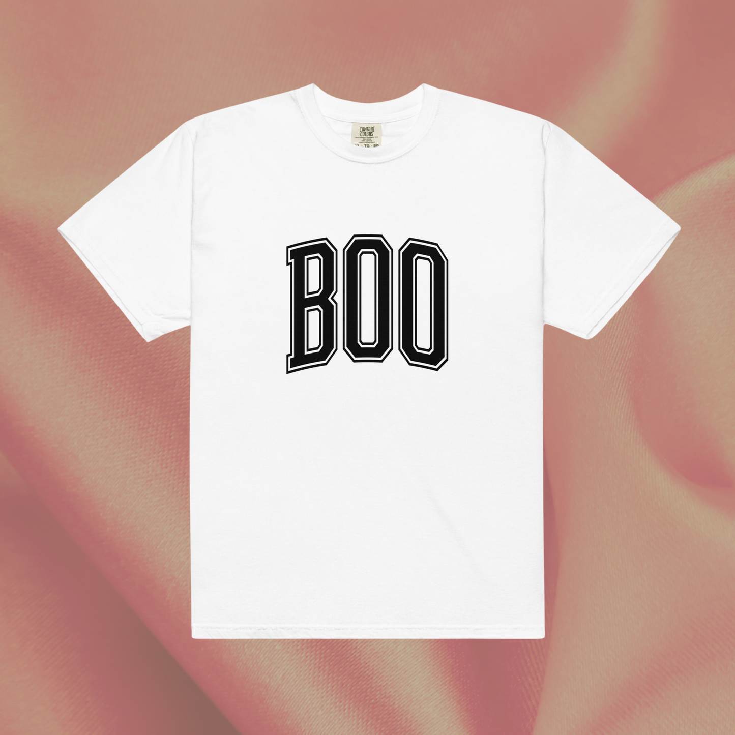 Boo Halloween Tee | White