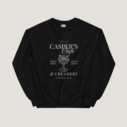 Casper's Cafe Crewneck | Black