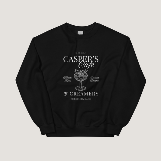 Casper's Cafe Crewneck | Black