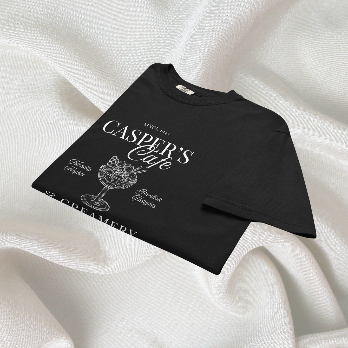 Casper's Cafe Comfort Colors Tee | Black