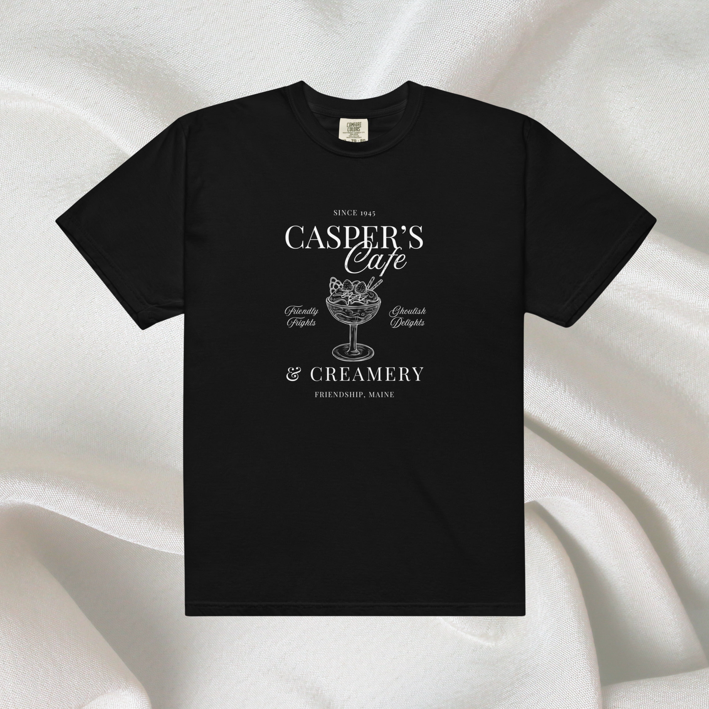 Casper's Cafe Comfort Colors Tee | Black