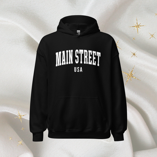 Main Street USA Hoodie | Black
