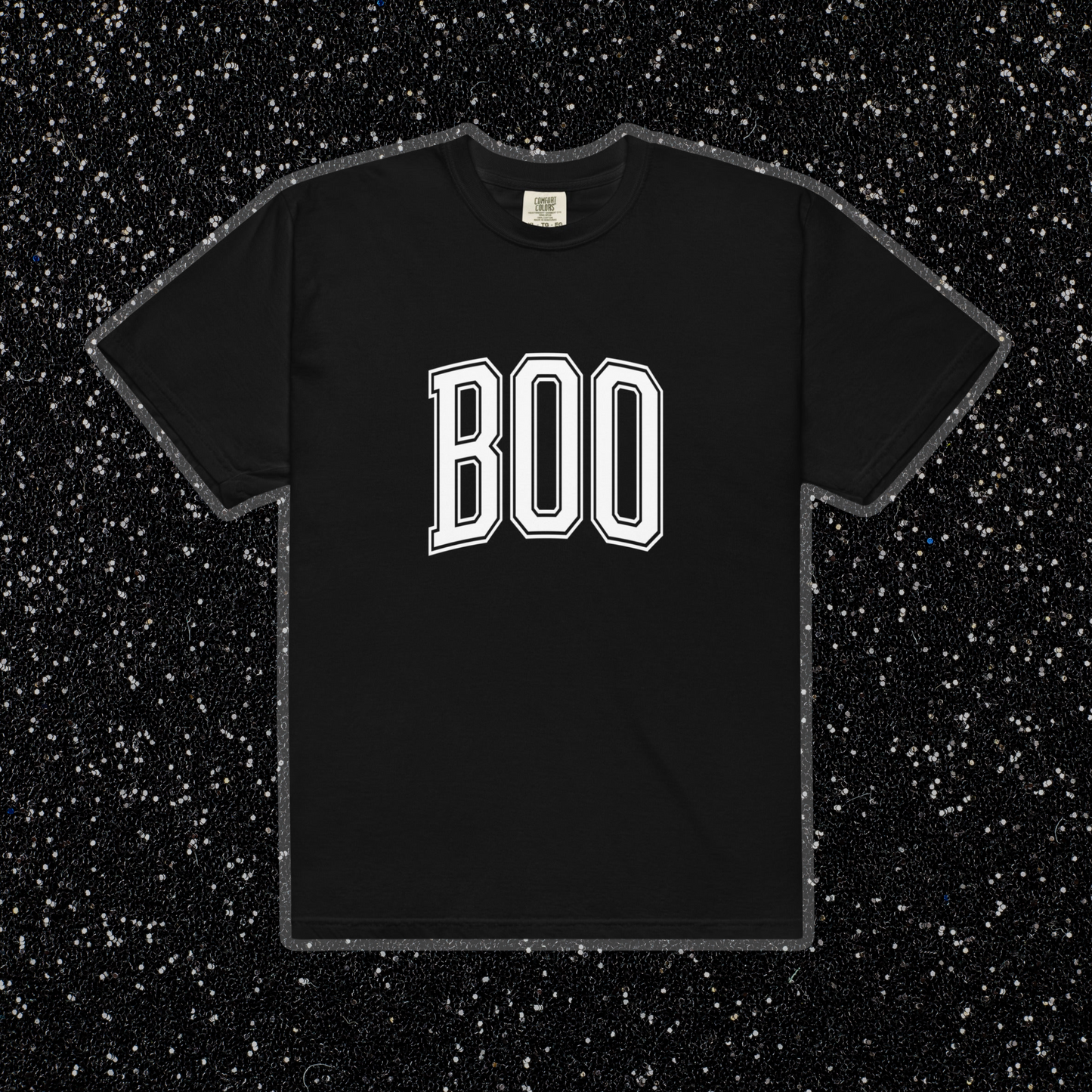 Boo Halloween Tee | Black