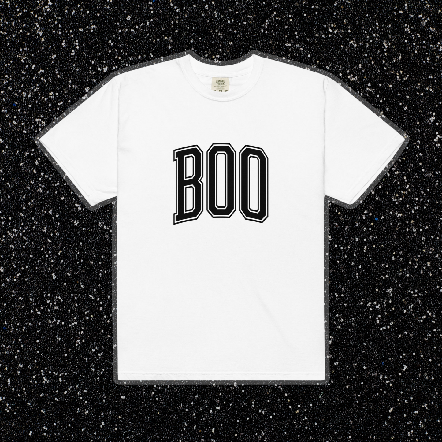 Boo Halloween Tee | White