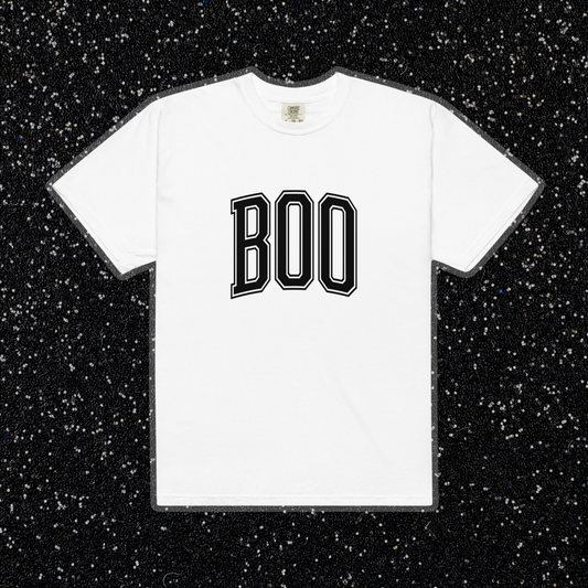 Boo Comfort Colors Tee | White