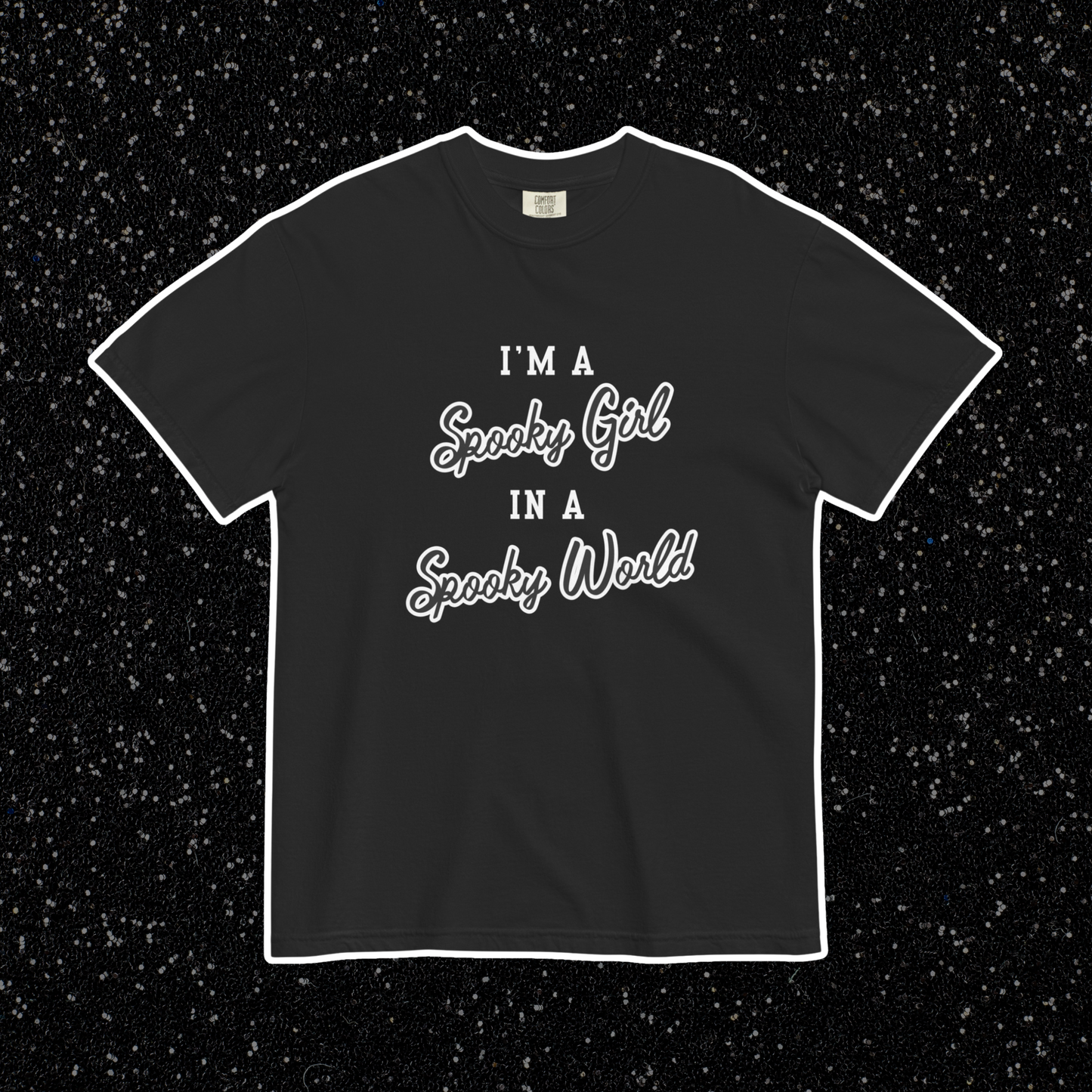 Spooky Girl Comfort Colors Tee | Black