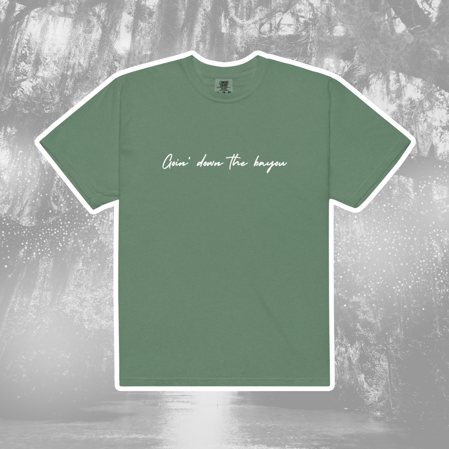 The Bayou Comfort Colors Tee | Light Green