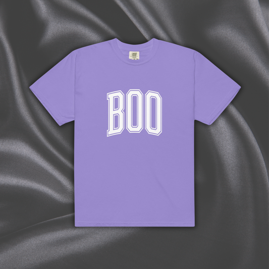 Varsity Boos Comfort Colors Tee | Violet