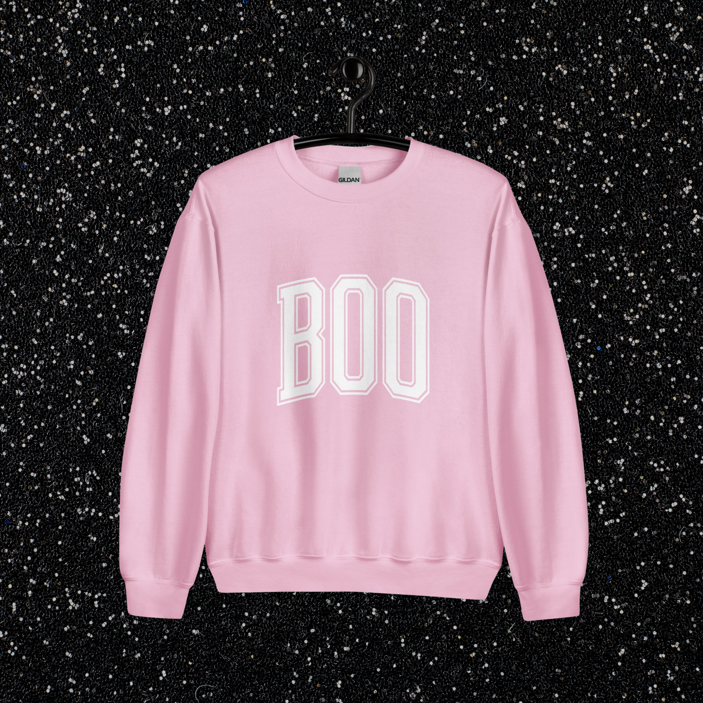 Boo Halloween Crewneck | Light Pink