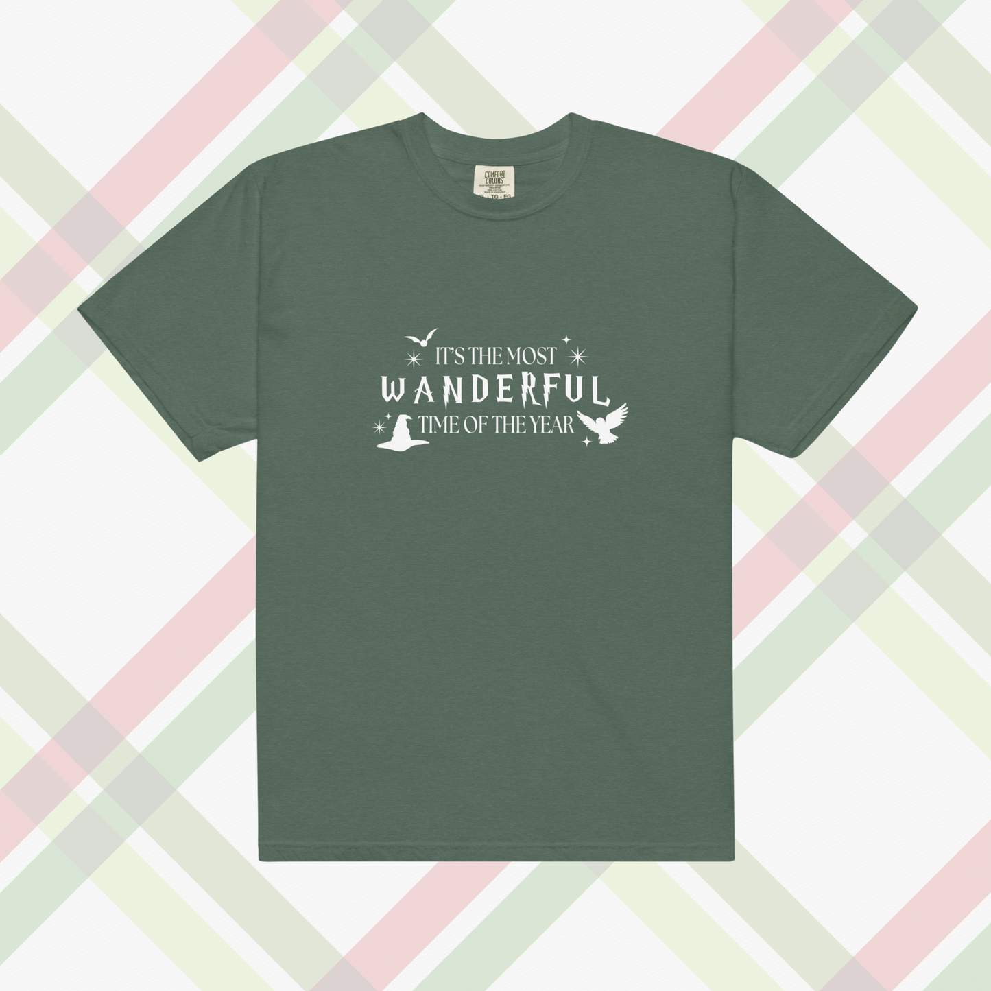 Most Wanderful Time Comfort Colors Tee | Blue Spruce