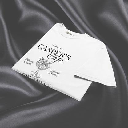 Casper's Cafe Comfort Colors Tee | White