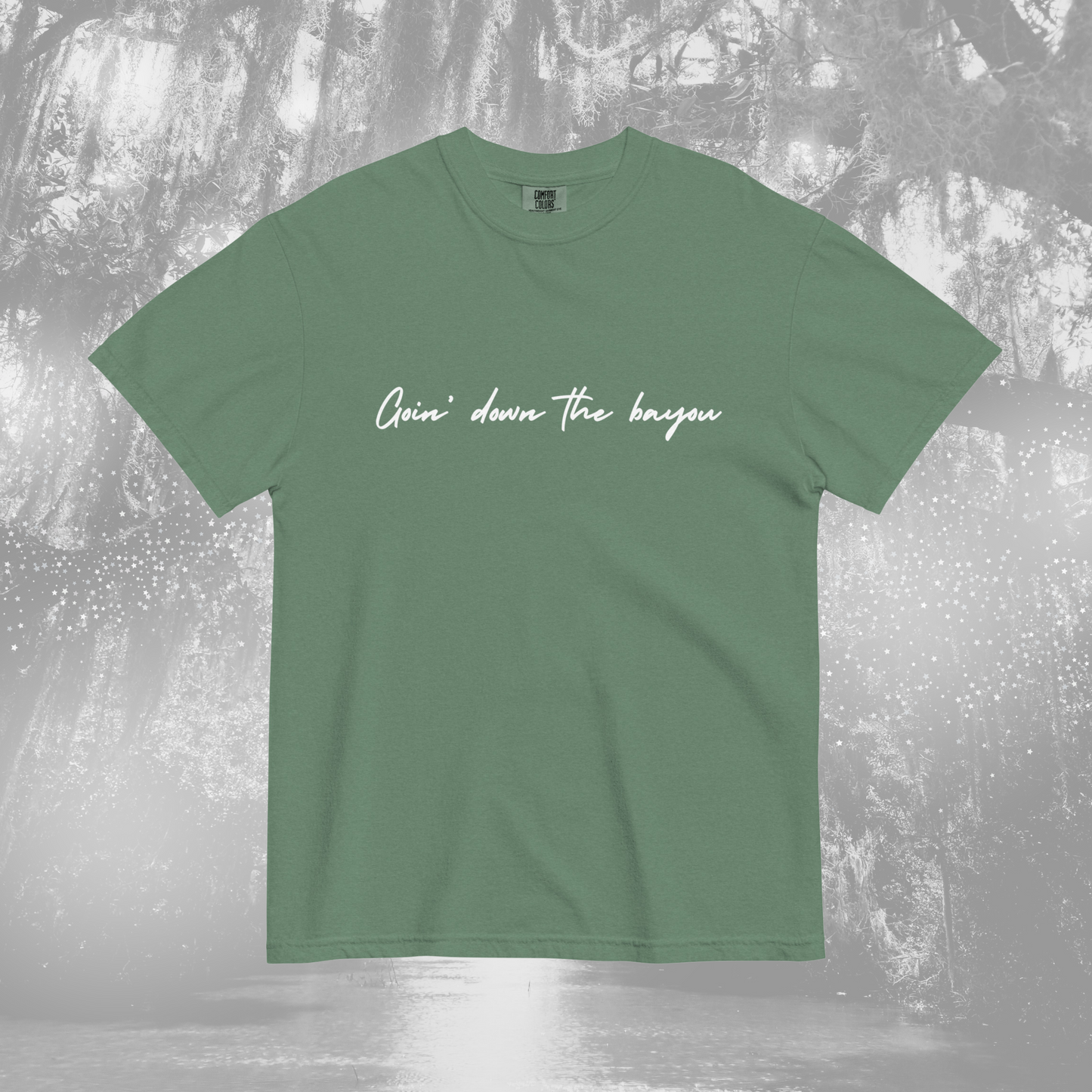 The Bayou Comfort Colors Tee | Light Green