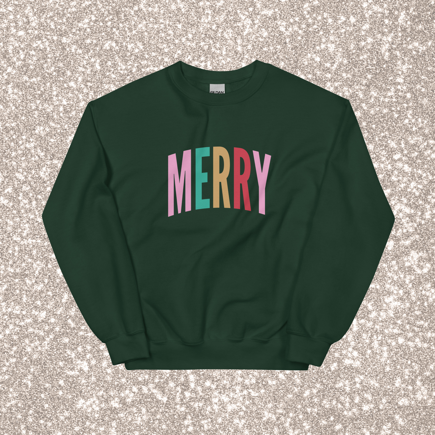 Merry Crewneck | Forest Green