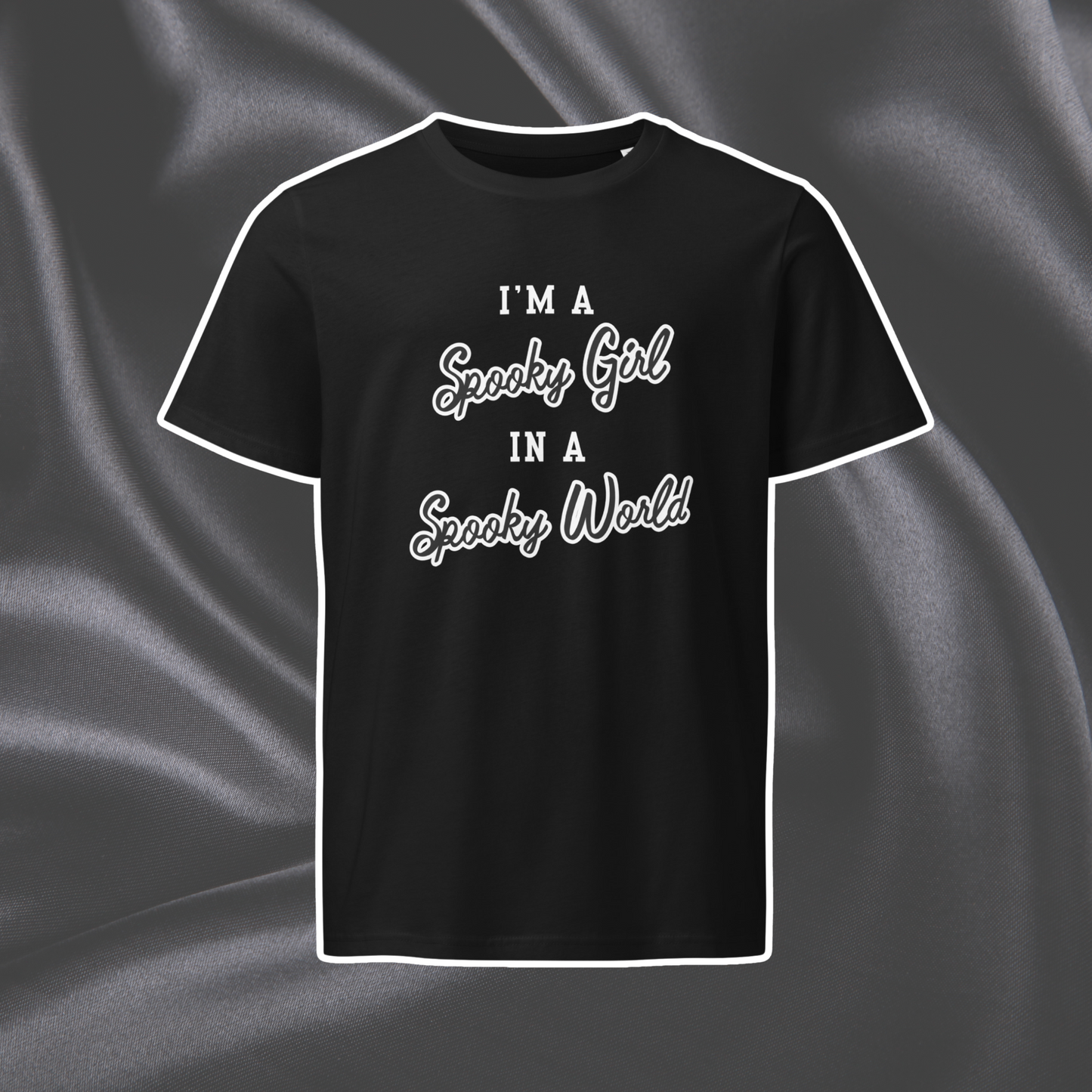 Spooky Girl Stanley/Stella Organic Tee | Black