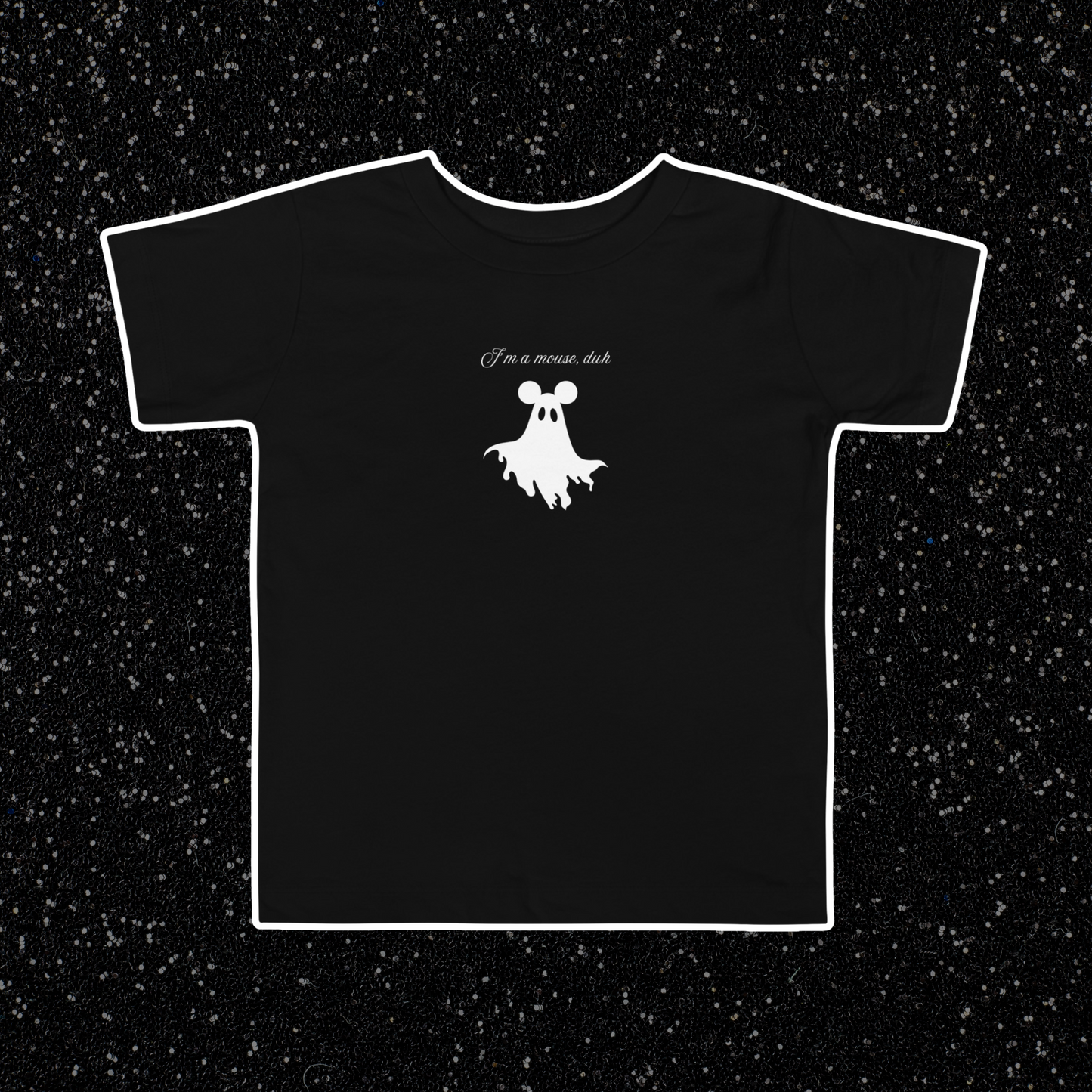 I'm a Mouse Toddler Tee | Black