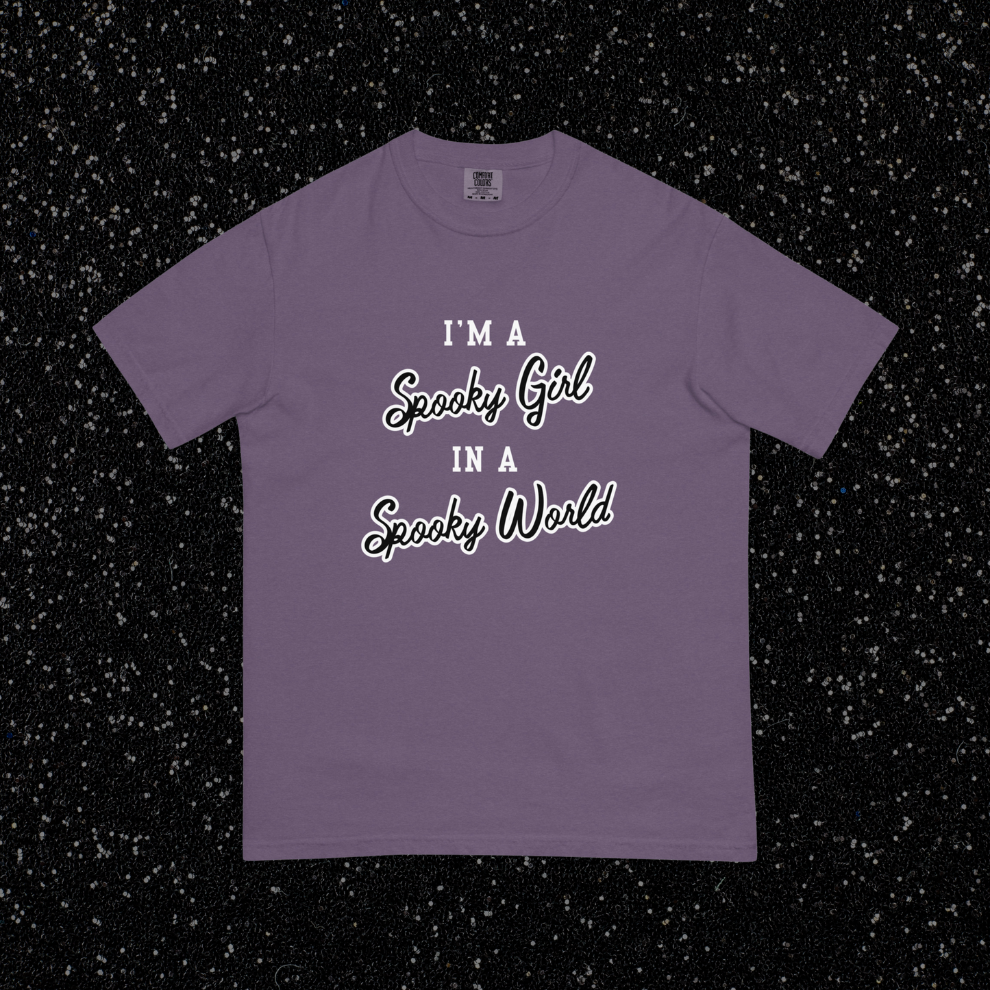 Spooky Girl Comfort Colors Tee | Grape