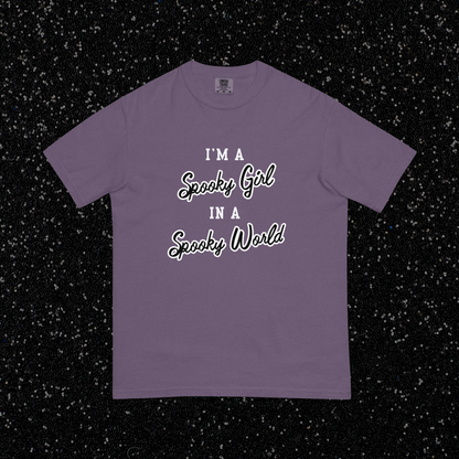 Spooky Girl Comfort Colors Tee | Grape