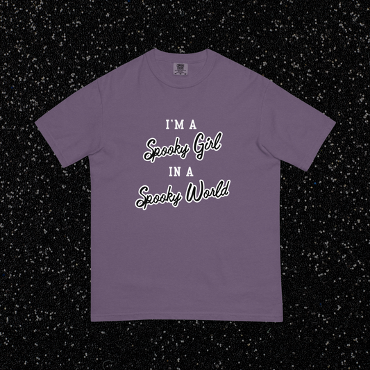 Spooky Girl Comfort Colors Tee | Grape