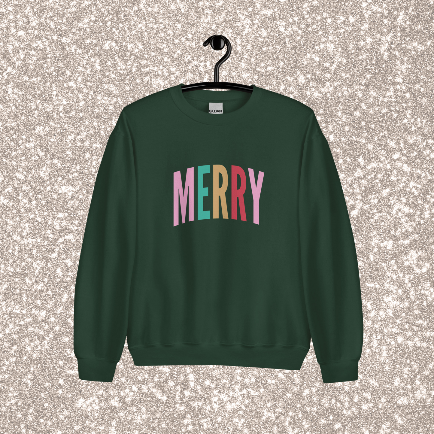 Merry Crewneck | Forest Green