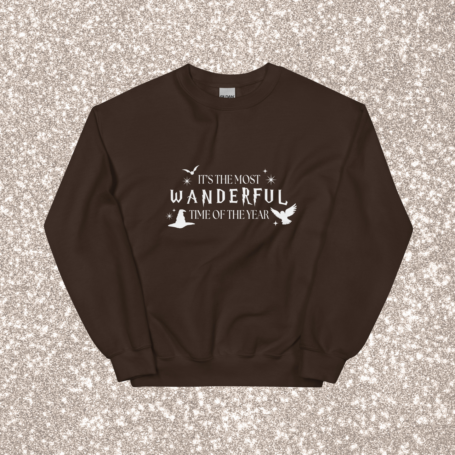 Most Wanderful Time Crewneck | Dark Chocolate