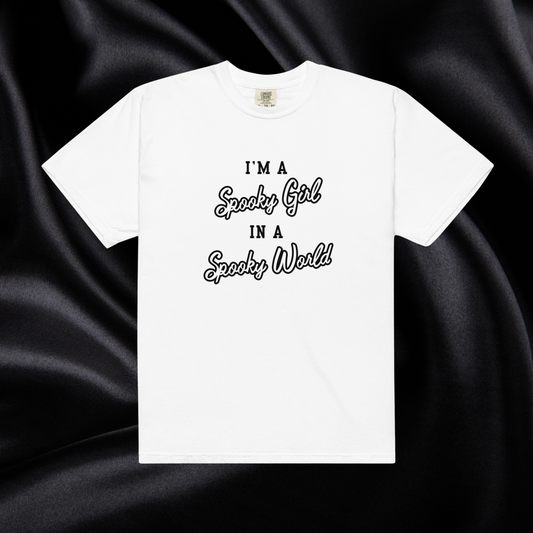 Spooky Girl Comfort Colors Tee | White