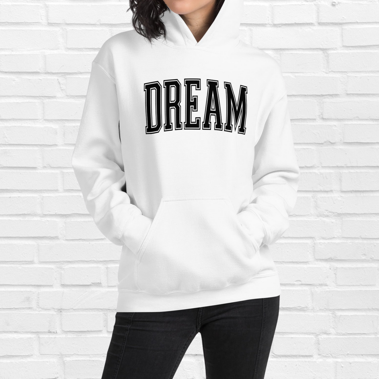 Varsity Dream Hoodie | White