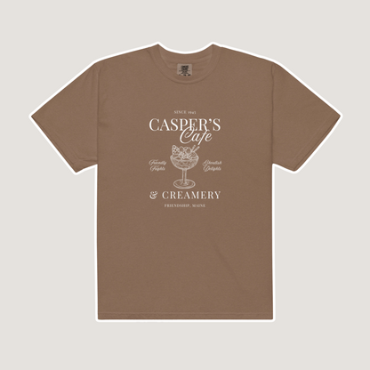 Casper's Cafe Comfort Colors Tee | Espresso