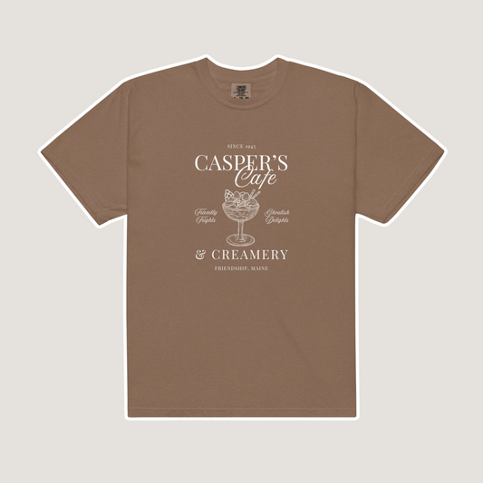 Casper's Cafe Comfort Colors Tee | Espresso