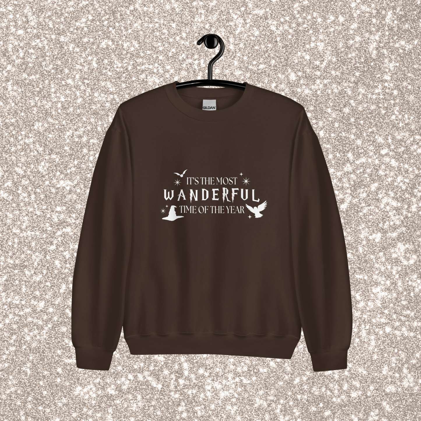 Most Wanderful Time Crewneck | Dark Chocolate