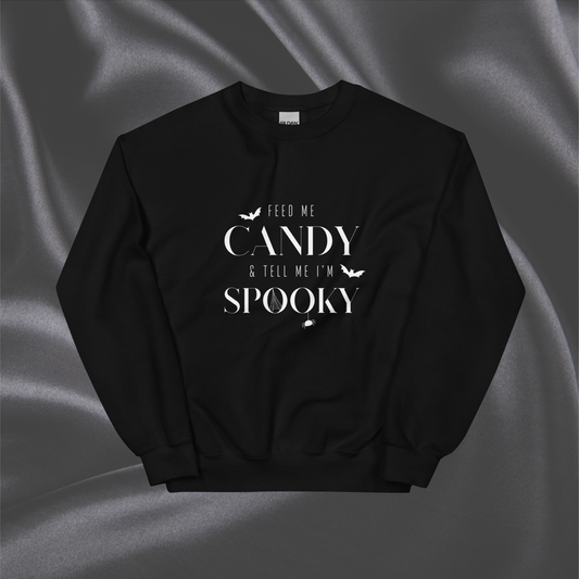 Feed Me Candy Crewneck | Black