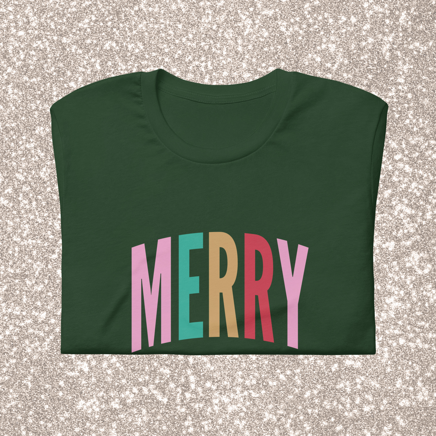 Merry Bella + Canvas Tee | Forest