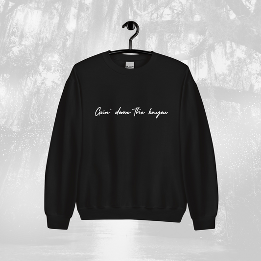The Bayou Crewneck | Black