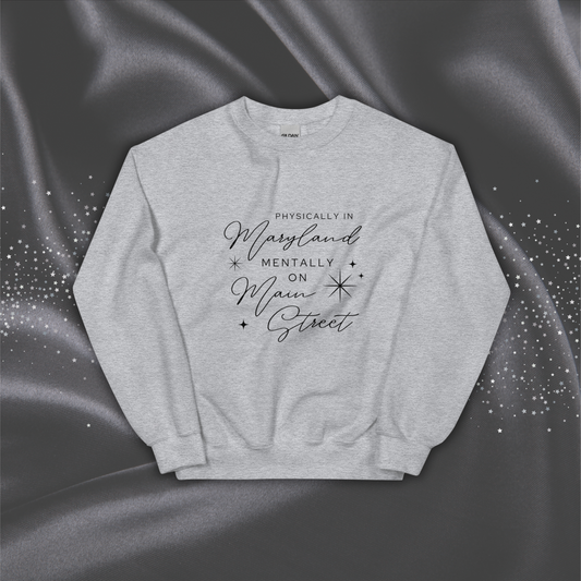 Mentally on Main MD Crewneck | Sport Gray