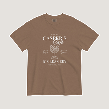 Casper's Cafe Comfort Colors Tee | Espresso