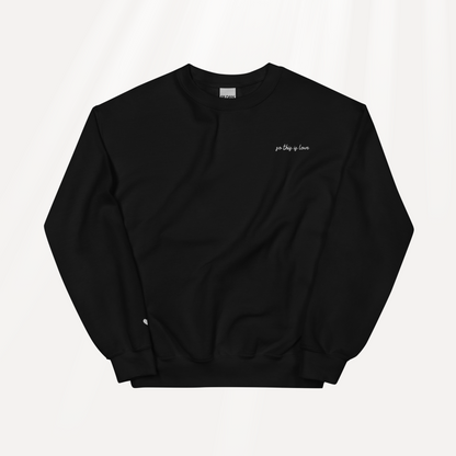 So This is Love Embroidered Crewneck | Black